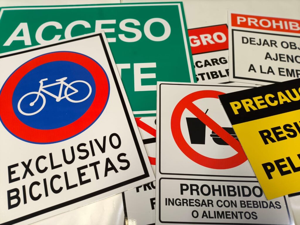 Cartelería seguridad industrial