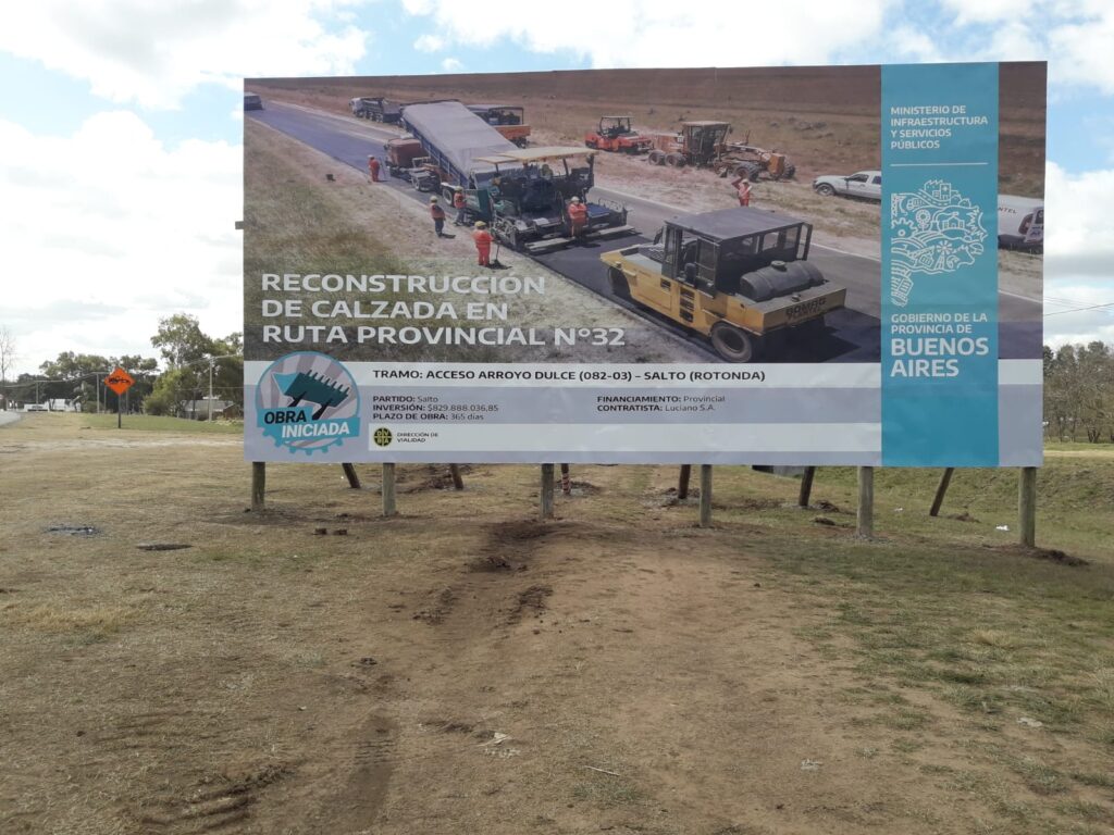 Cartel de obra 