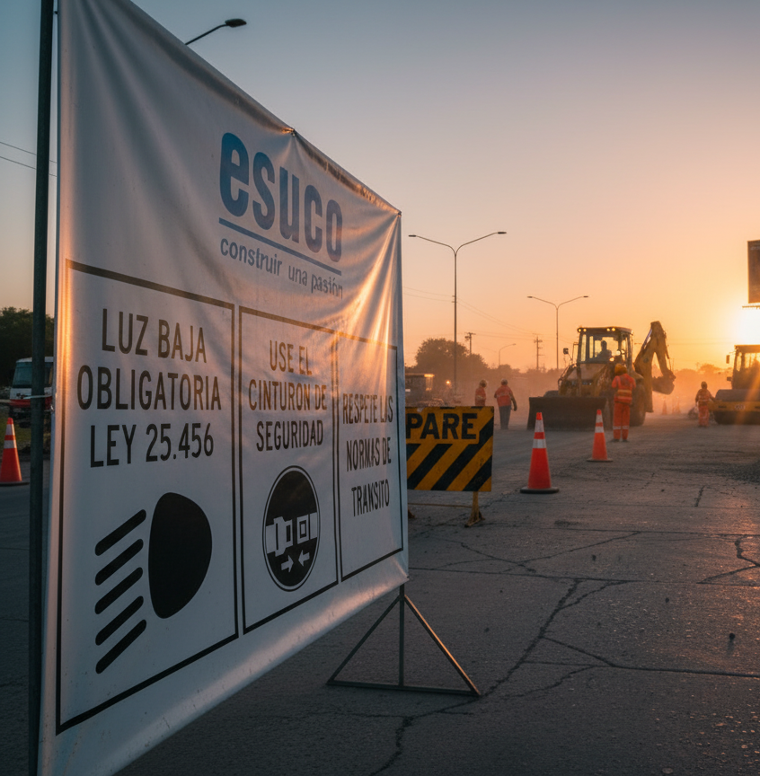 Lona impresa para ESUCO